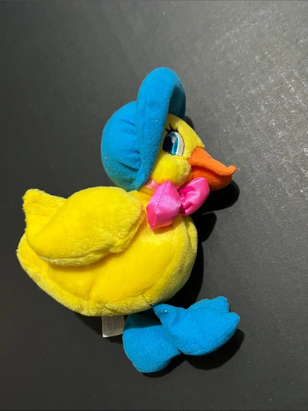 Lisa Frank duck plush doll spring beans beanie baby vintage